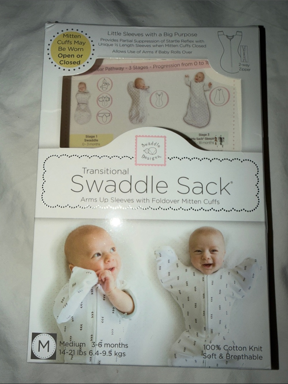 SwaddleDesigns Transitional Swaddle Sack